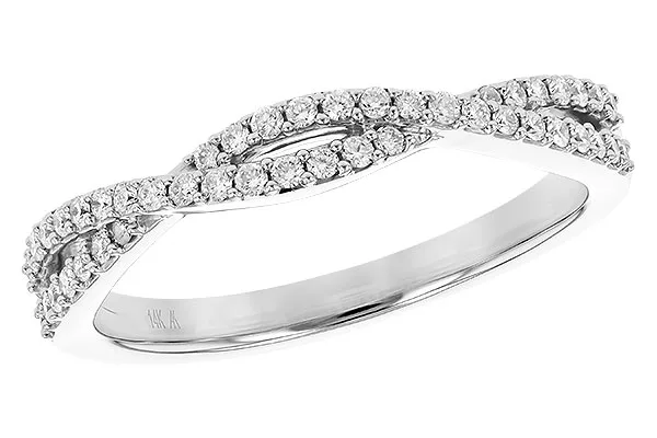 14K White Gold Diamond Anniversary Band