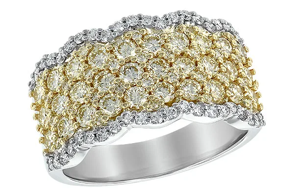 14K Two-Tone Diamond Anniversary Band