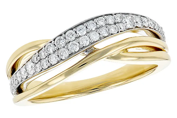 14K Yellow Gold Diamond Anniversary Band