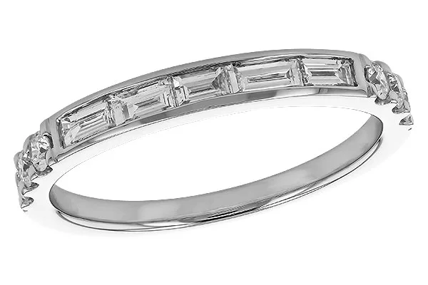 14K White Gold Diamond Anniversary Band