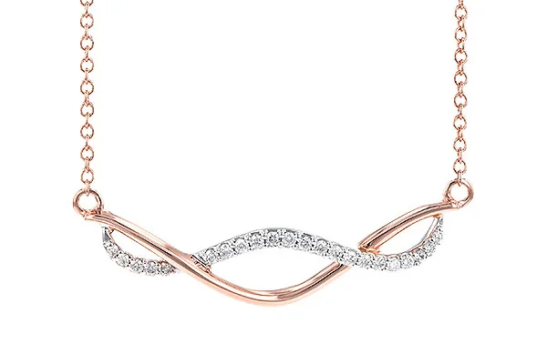 14K Two-Tone Diamond Necklace
