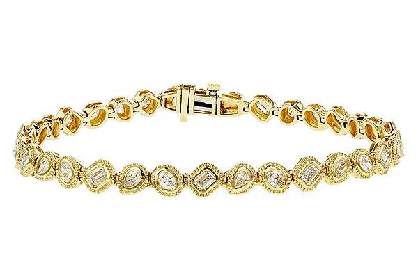 14K Yellow Gold Diamond Bracelet