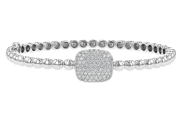 14K White Gold Diamond Bracelet
