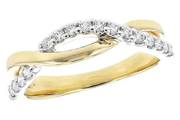 14K Two-Tone Diamond Anniversary Band