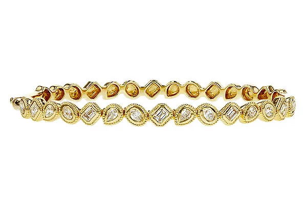 14K Yellow Gold Diamond Bracelet
