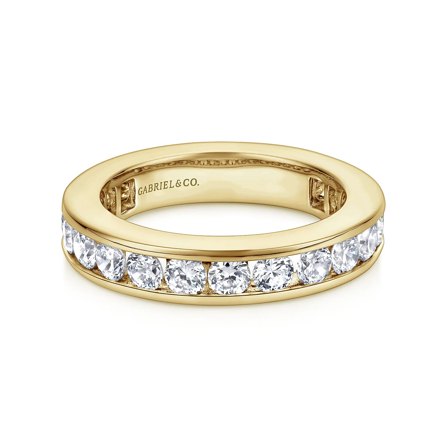 Channel Set Diamond Eternity Band