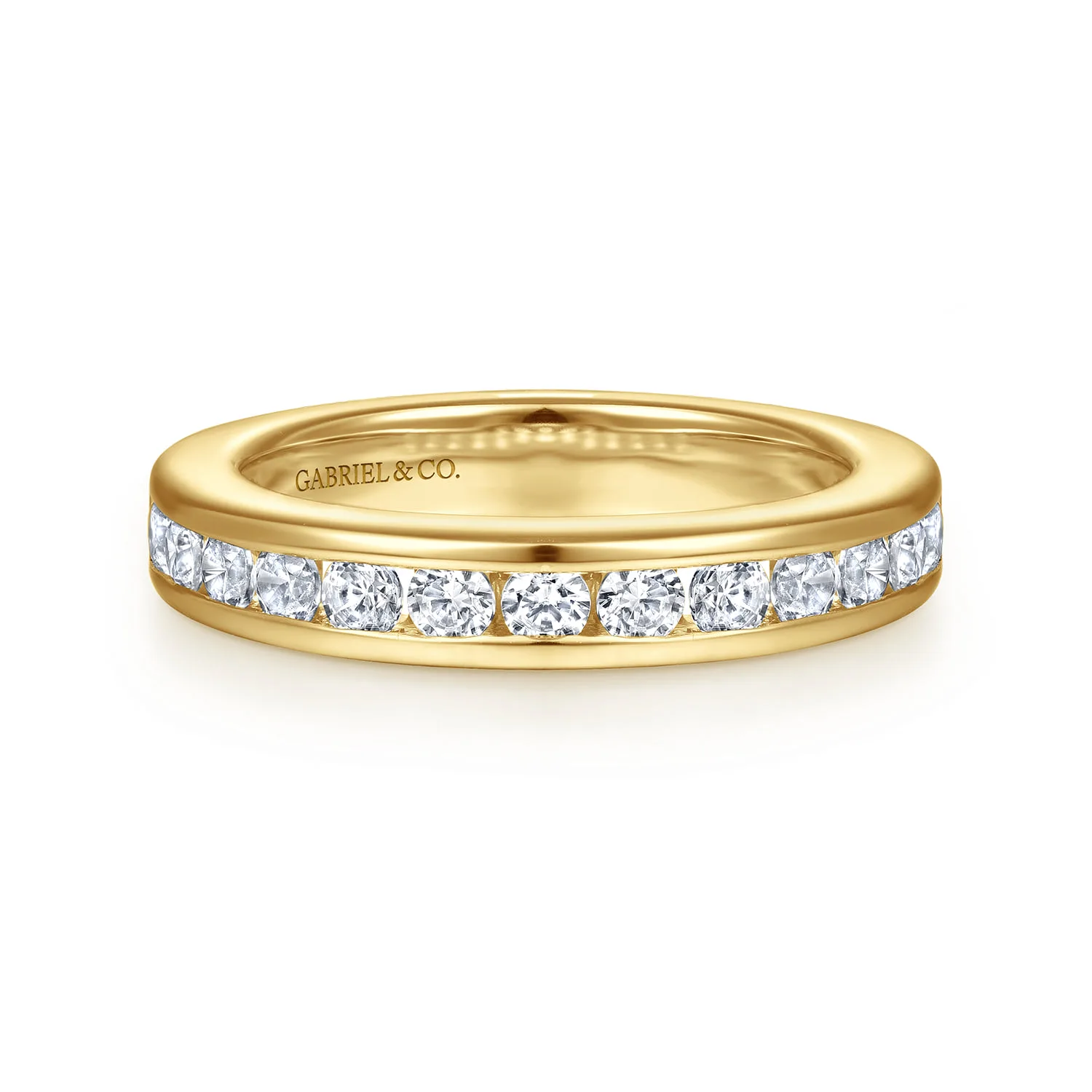 Channel Set Diamond Anniversary Band