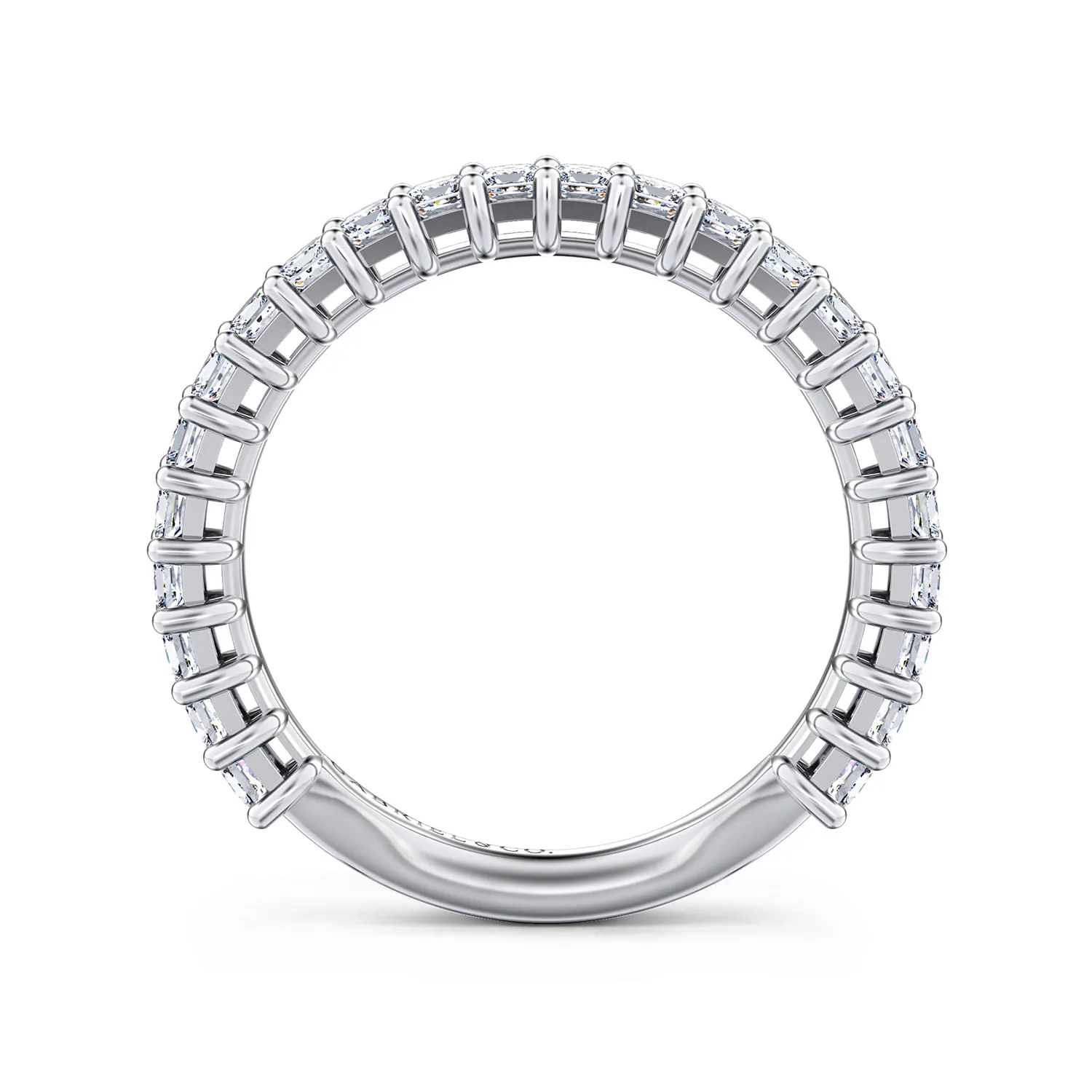 Diamond Anniversary Band in 14K White Gold, photograph 2