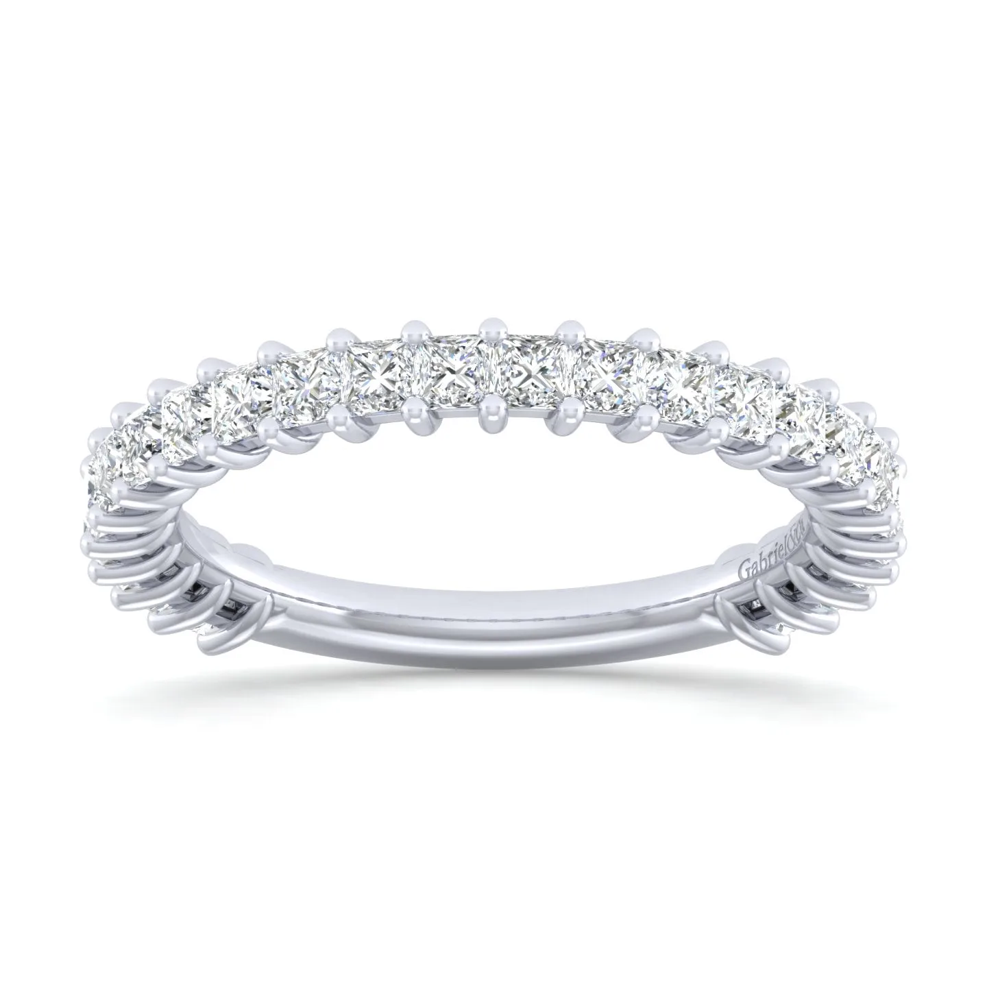 Diamond Anniversary Band in 14K White Gold, photograph 5