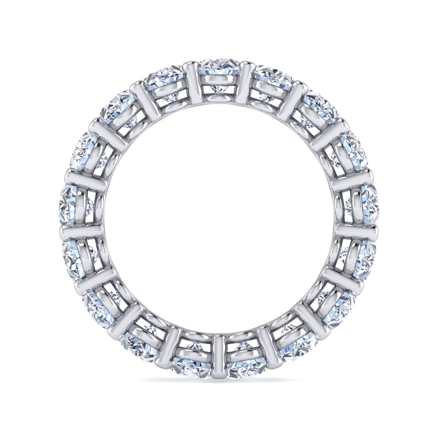 Diamond Eternity Band in 14K White Gold, photograph 2