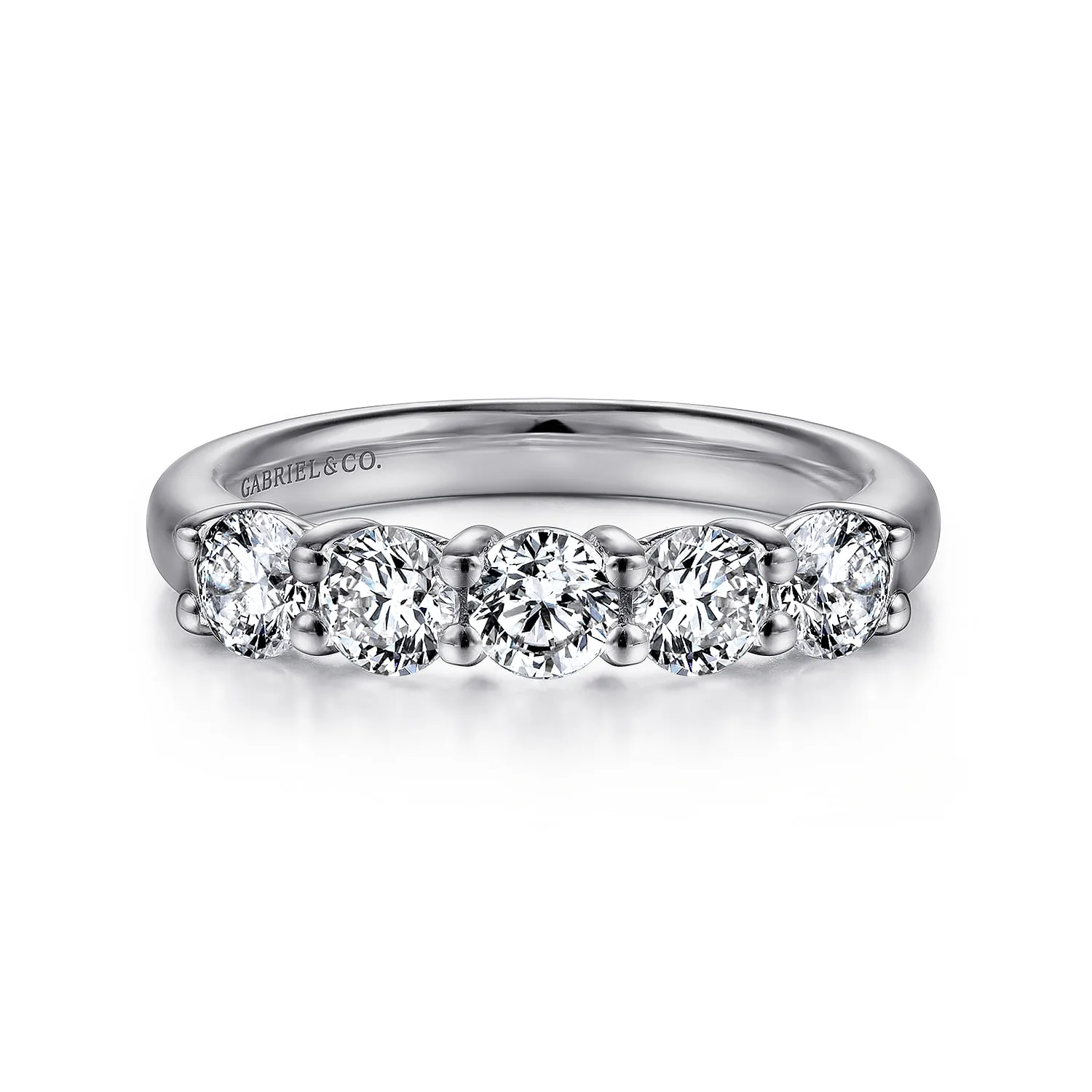 5 Stone Diamond Anniversary Band