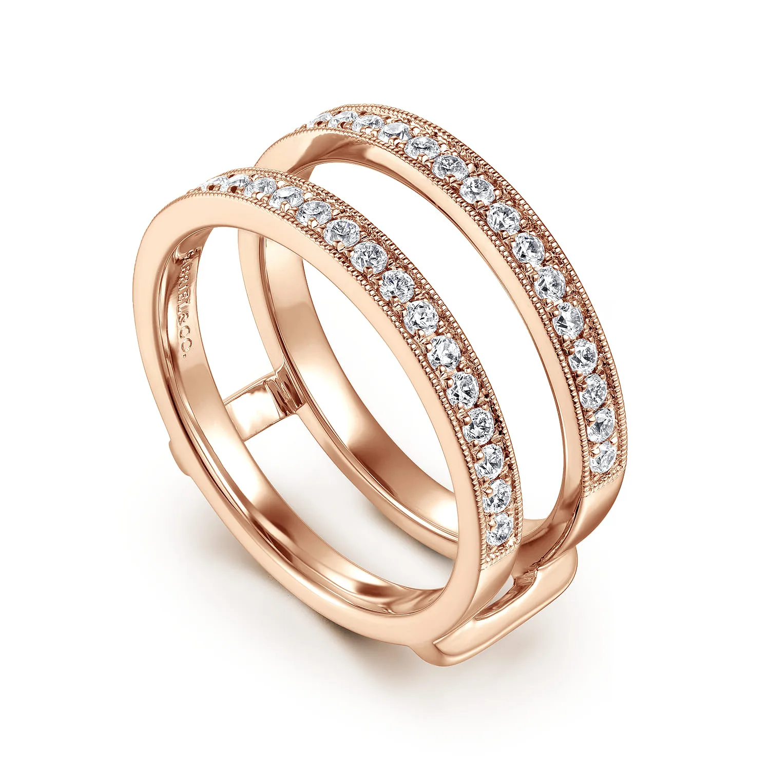 Diamond Ring Enhancer in 14K Rose Gold, photograph 3
