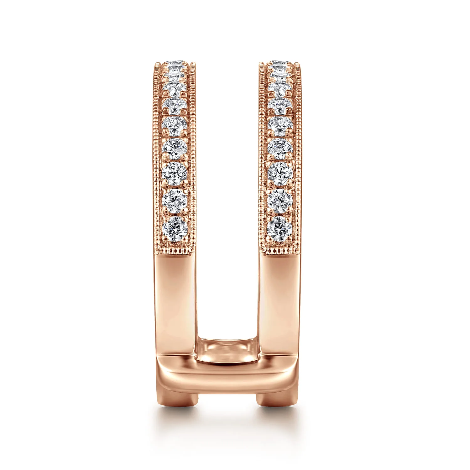 Diamond Ring Enhancer in 14K Rose Gold, photograph 4