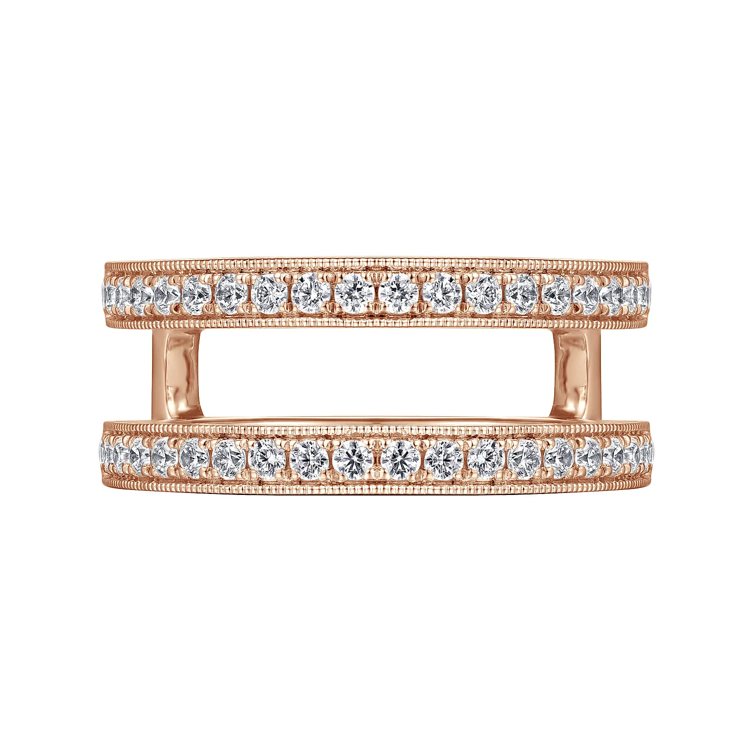 Diamond Ring Enhancer in 14K Rose Gold, photograph 6