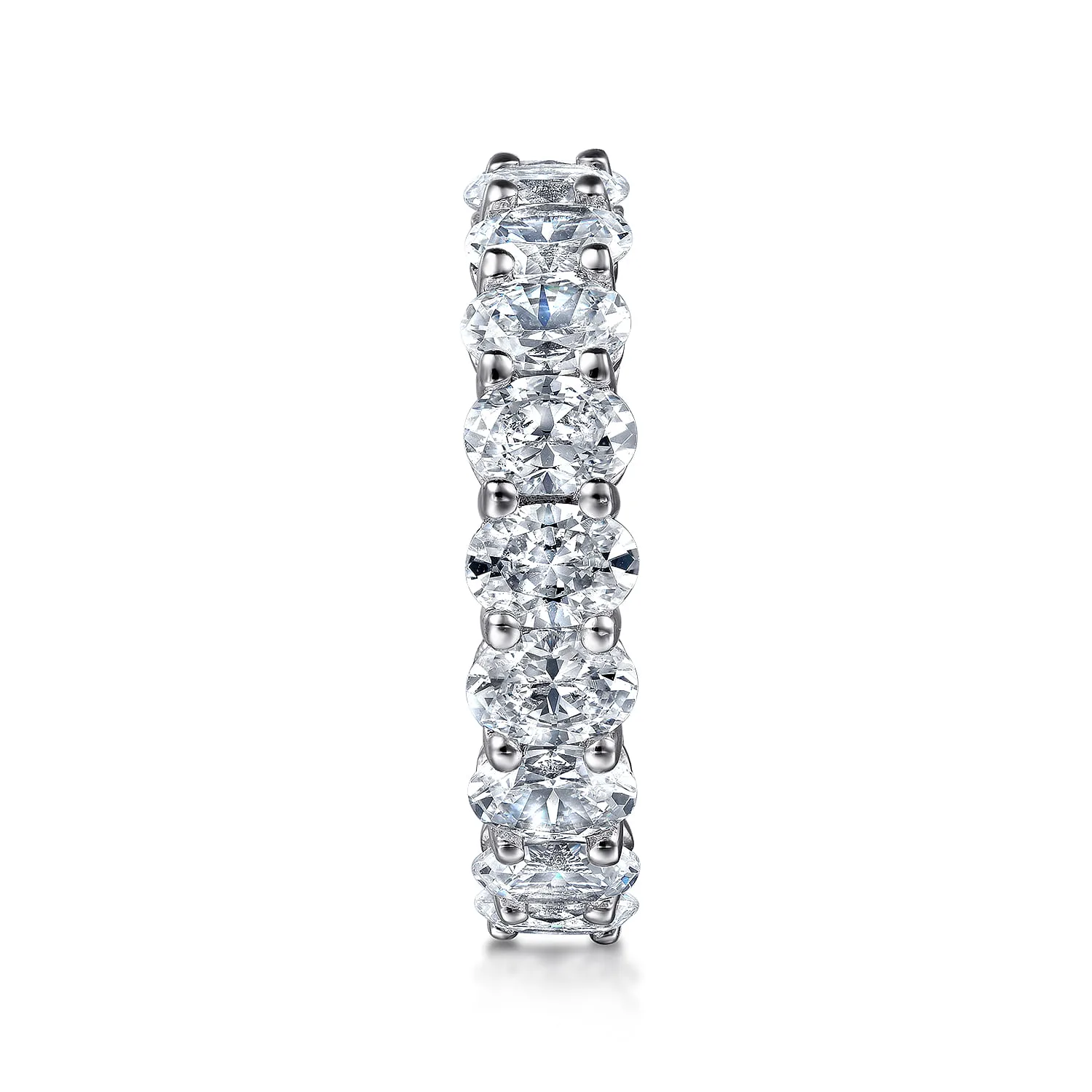 Diamond Eternity Band in 14K White Gold, photograph 4