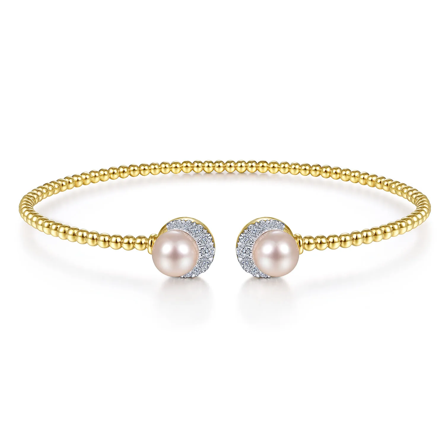 Pearl and Diamond Bangle