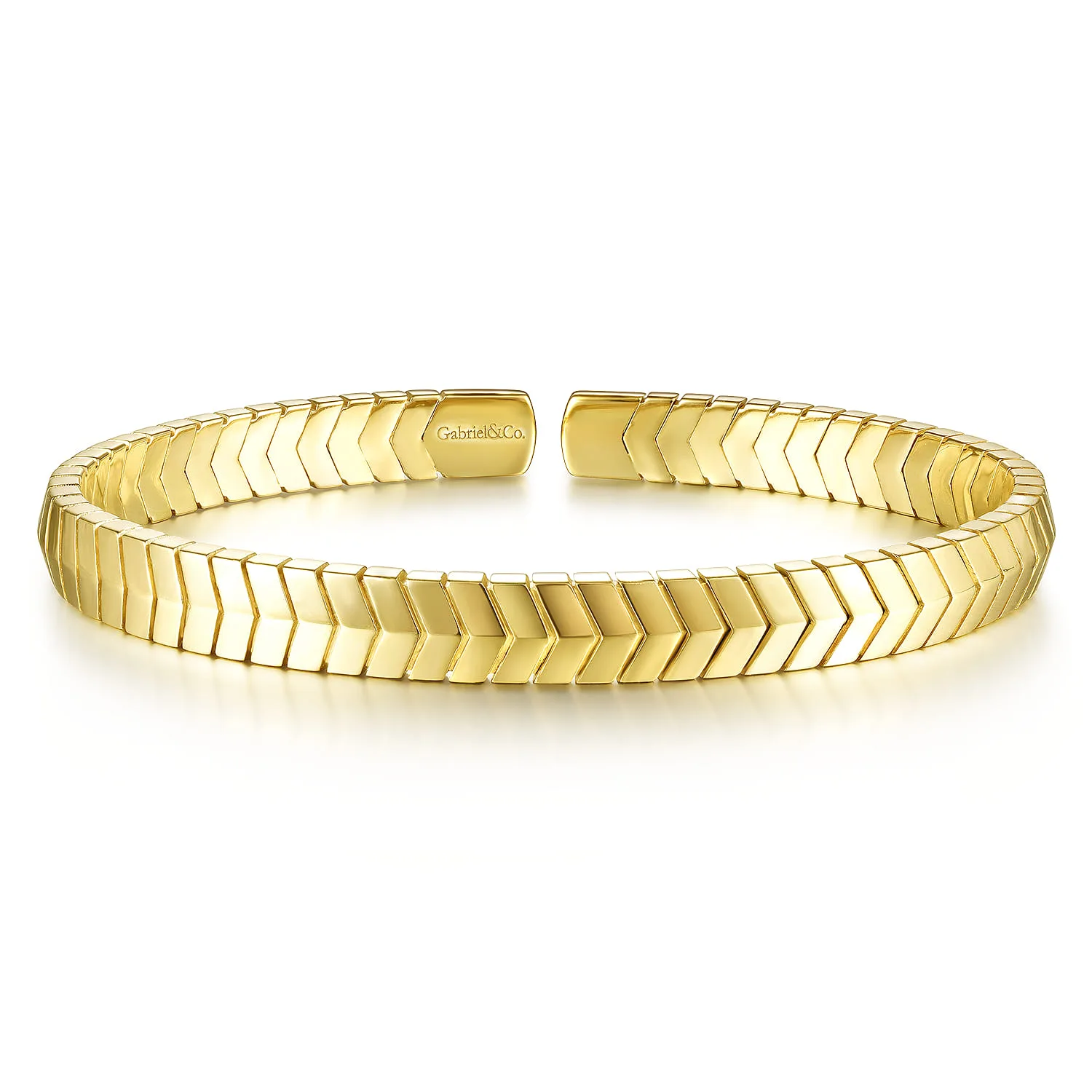 Chevron Open Cuff Bracelet