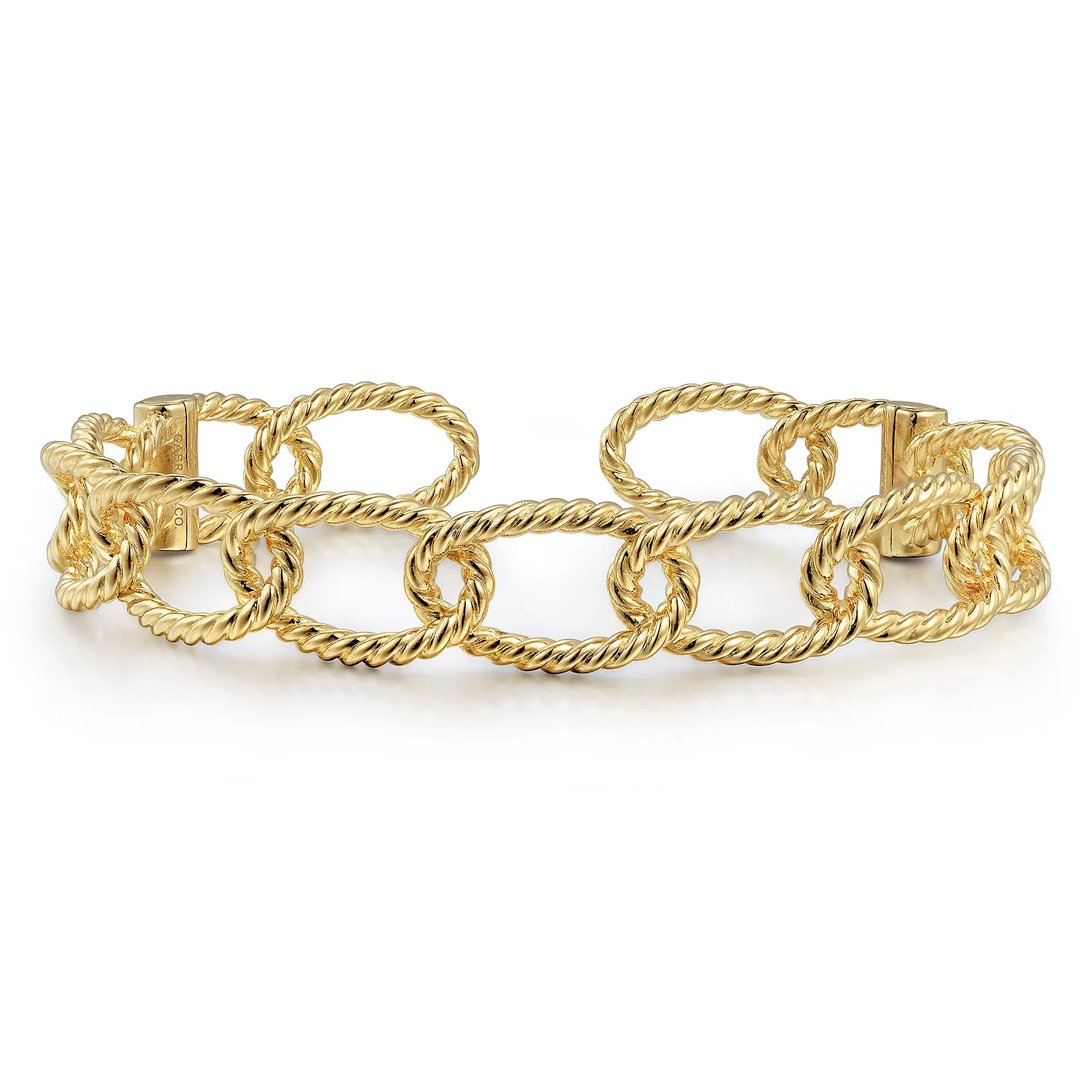 Twisted Rope Link Bangle