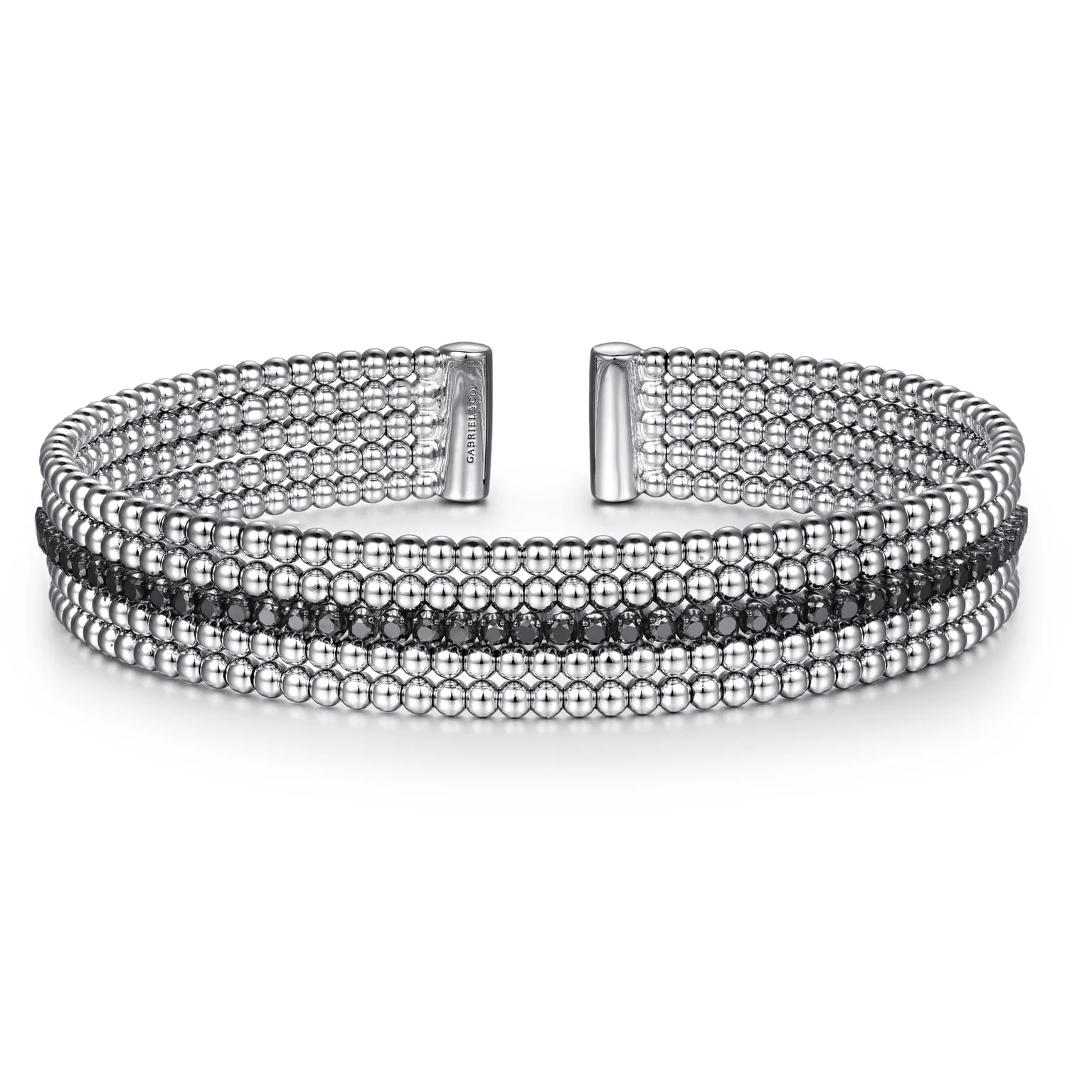 Black Spinel Bujukan Cuff Bracelet