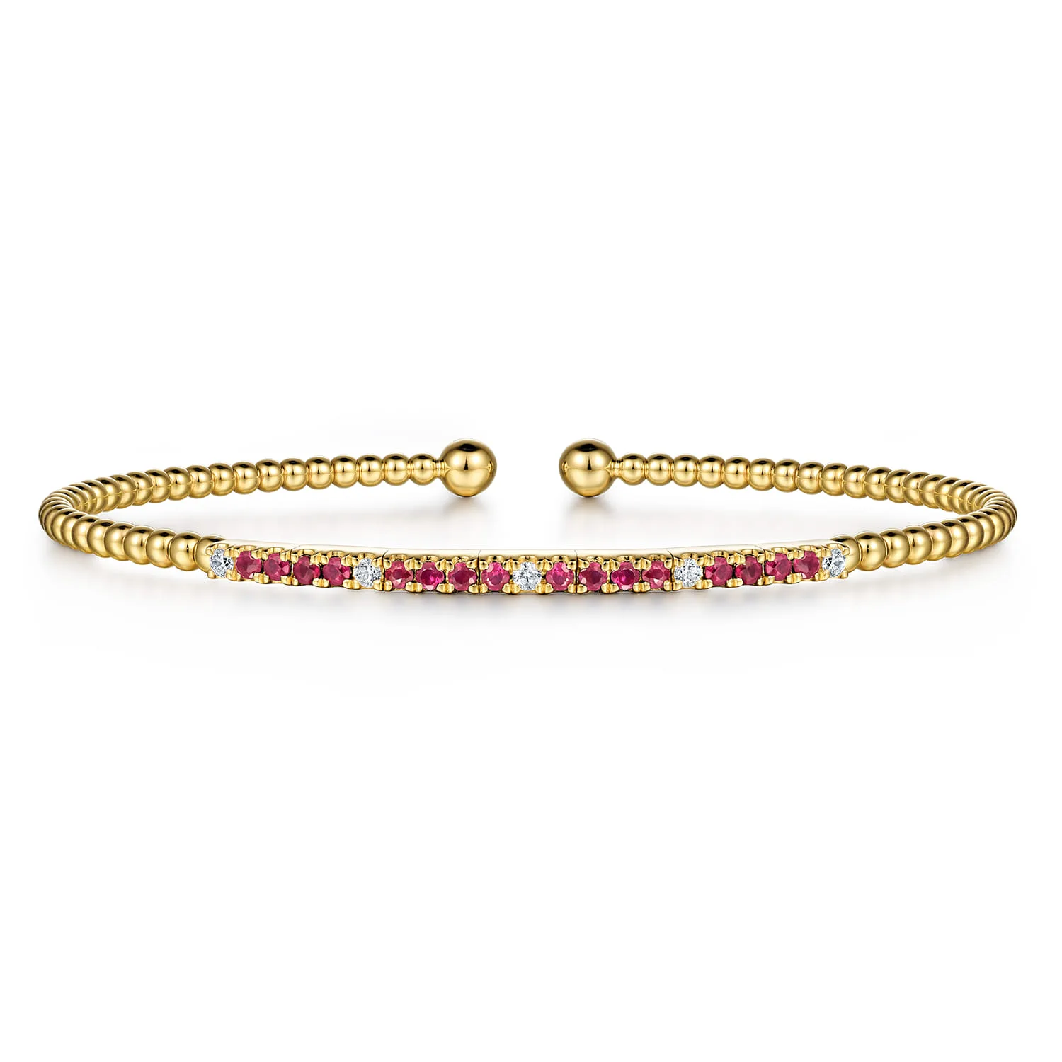 Diamond and Ruby Bangle