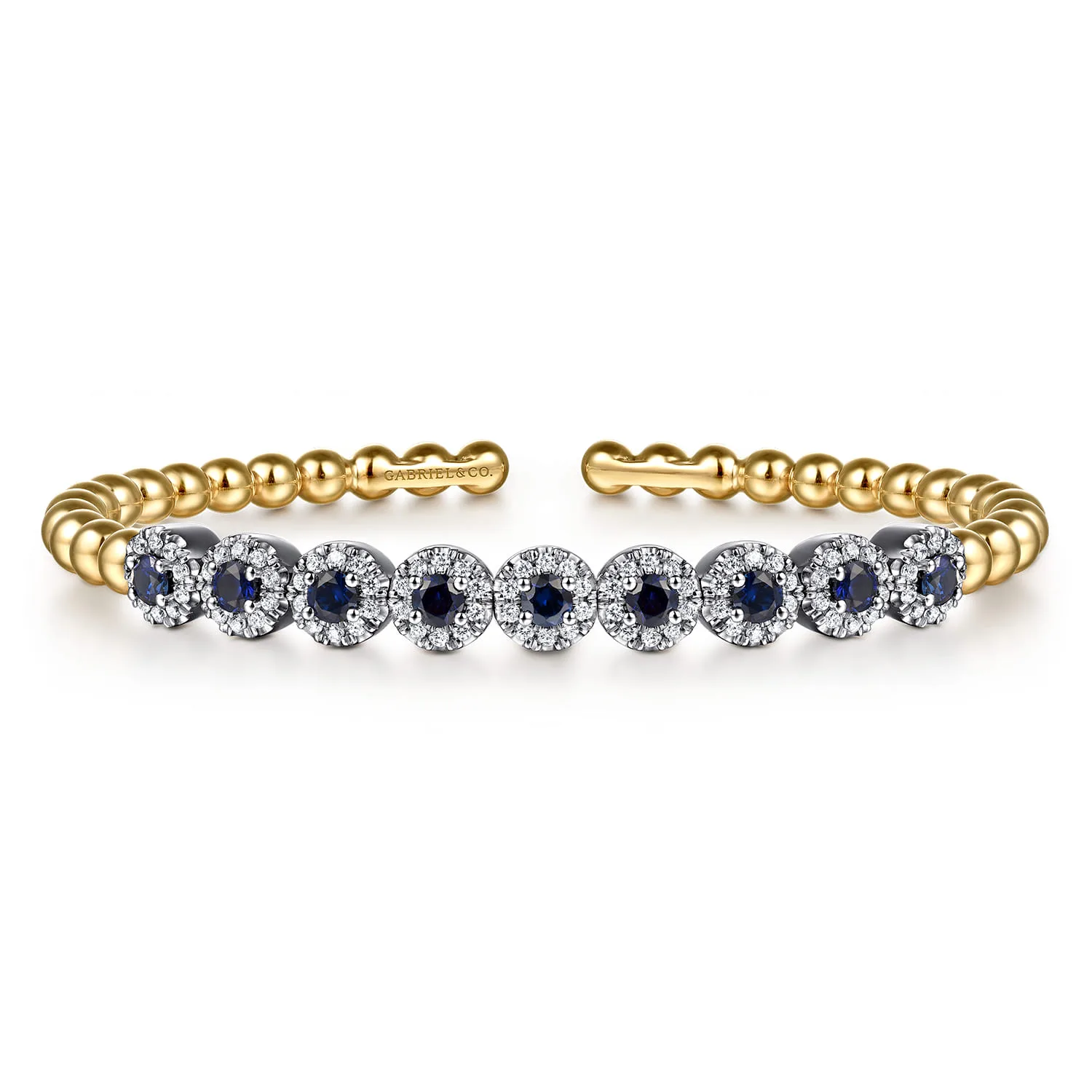 Diamond and Sapphire Bangle