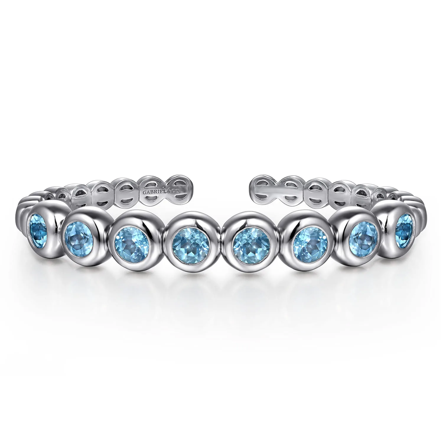 Bujukan and Blue Topaz Open Bangle