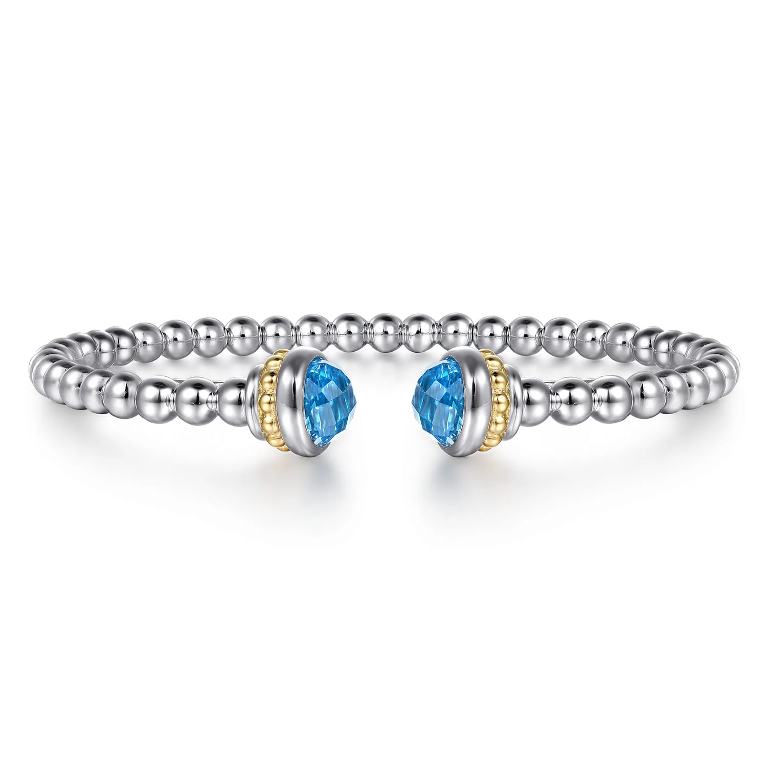 and Blue Topaz Bujukan Open Bangle