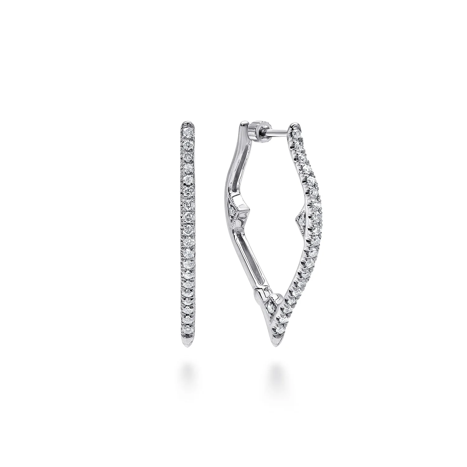 20mm Diamond Earrings