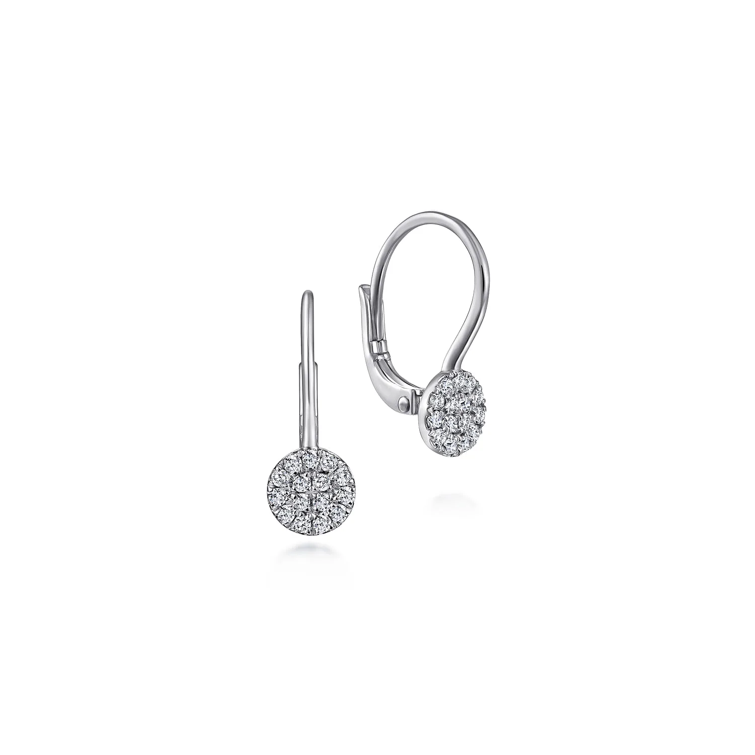 Cluster Diamonds Drop Earrings