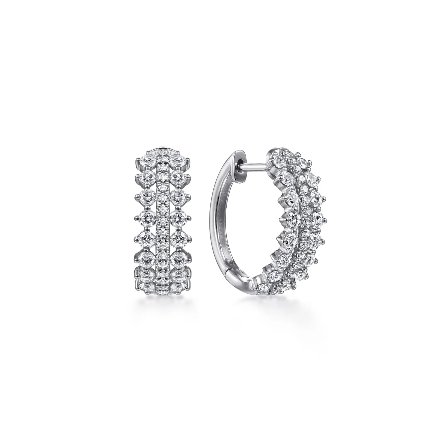 15mm Diamond Huggies