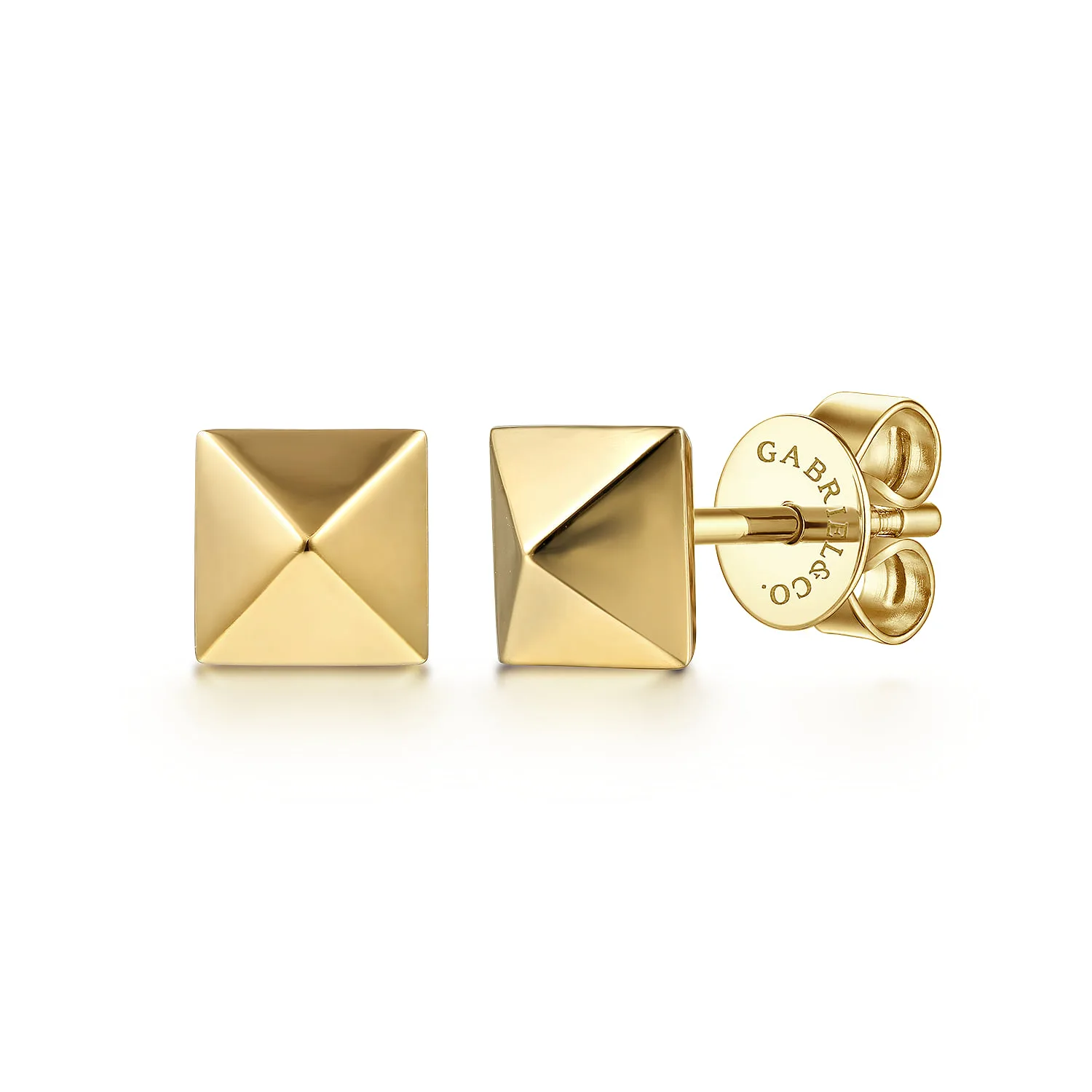 Pyramid Stud Earrings