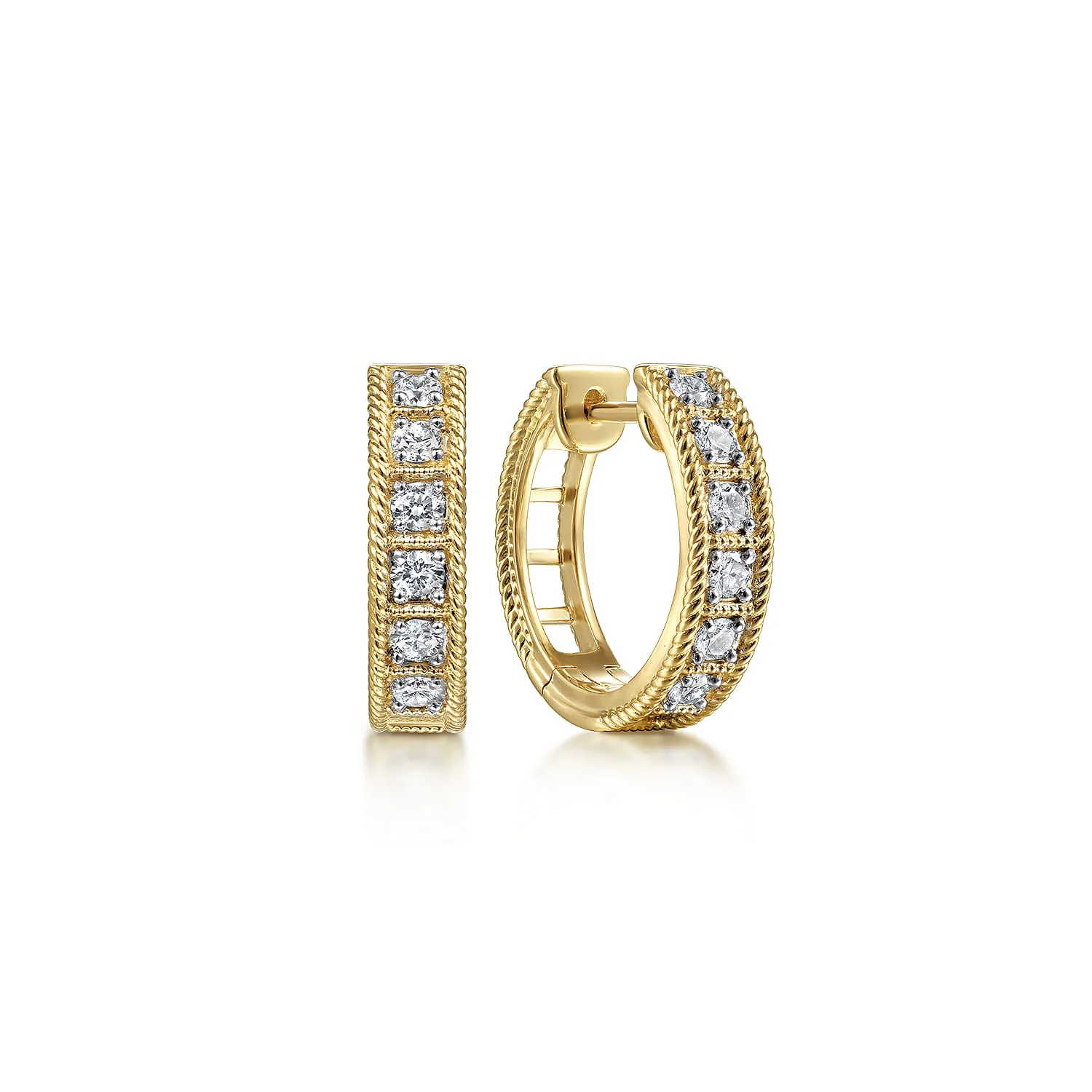 15mm Diamond Earrings