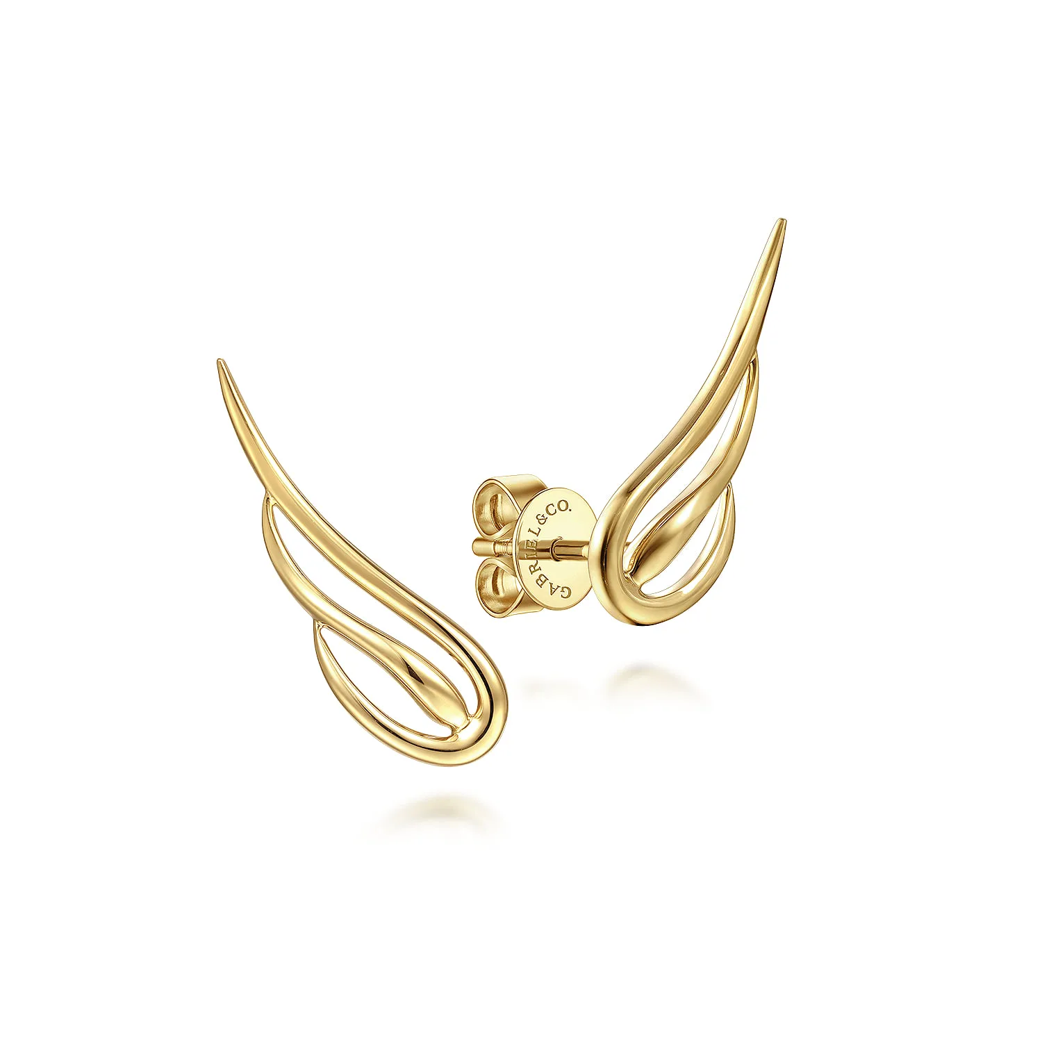 Open Wing Stud Earrings