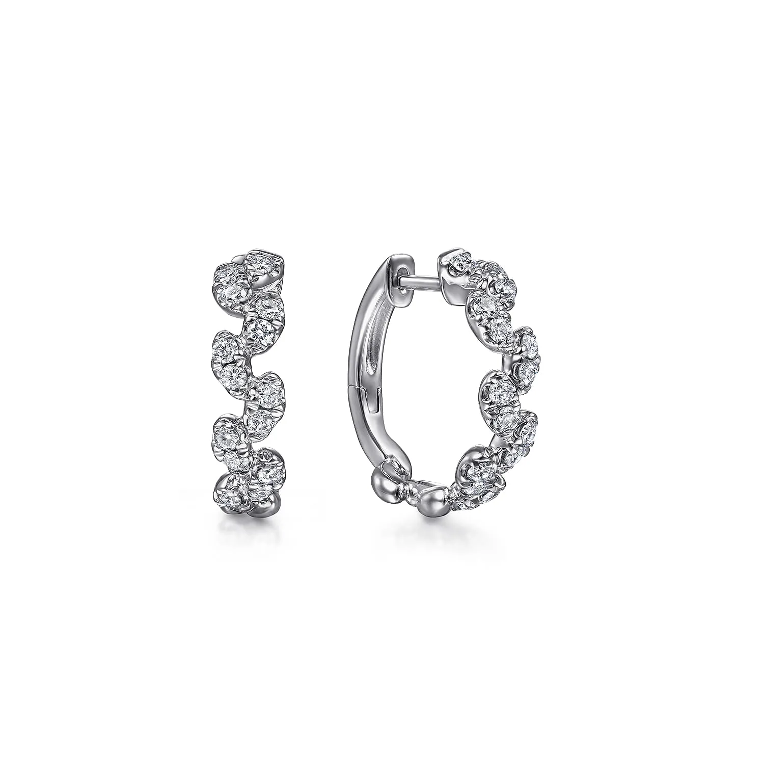 15mm Diamond Huggies