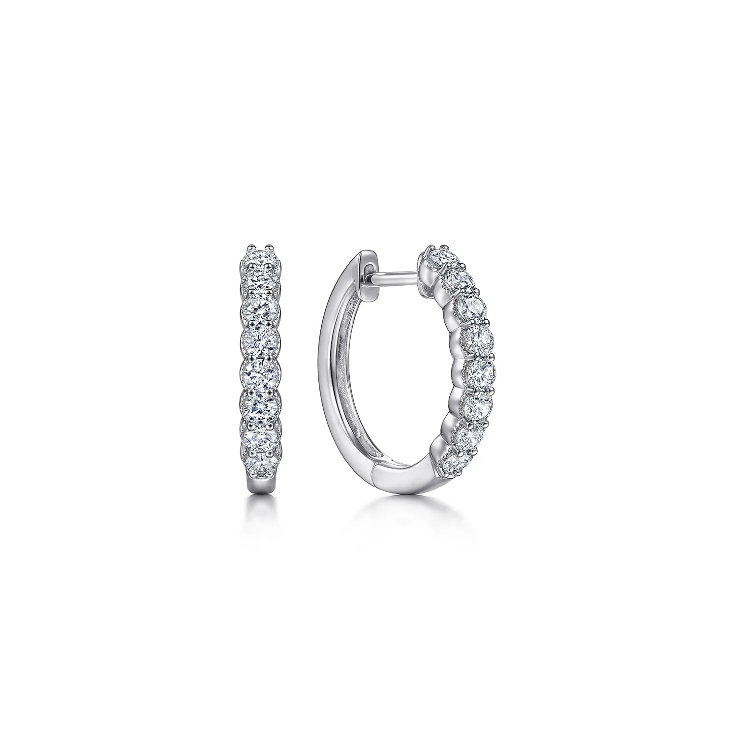 15mm Diamond Huggies
