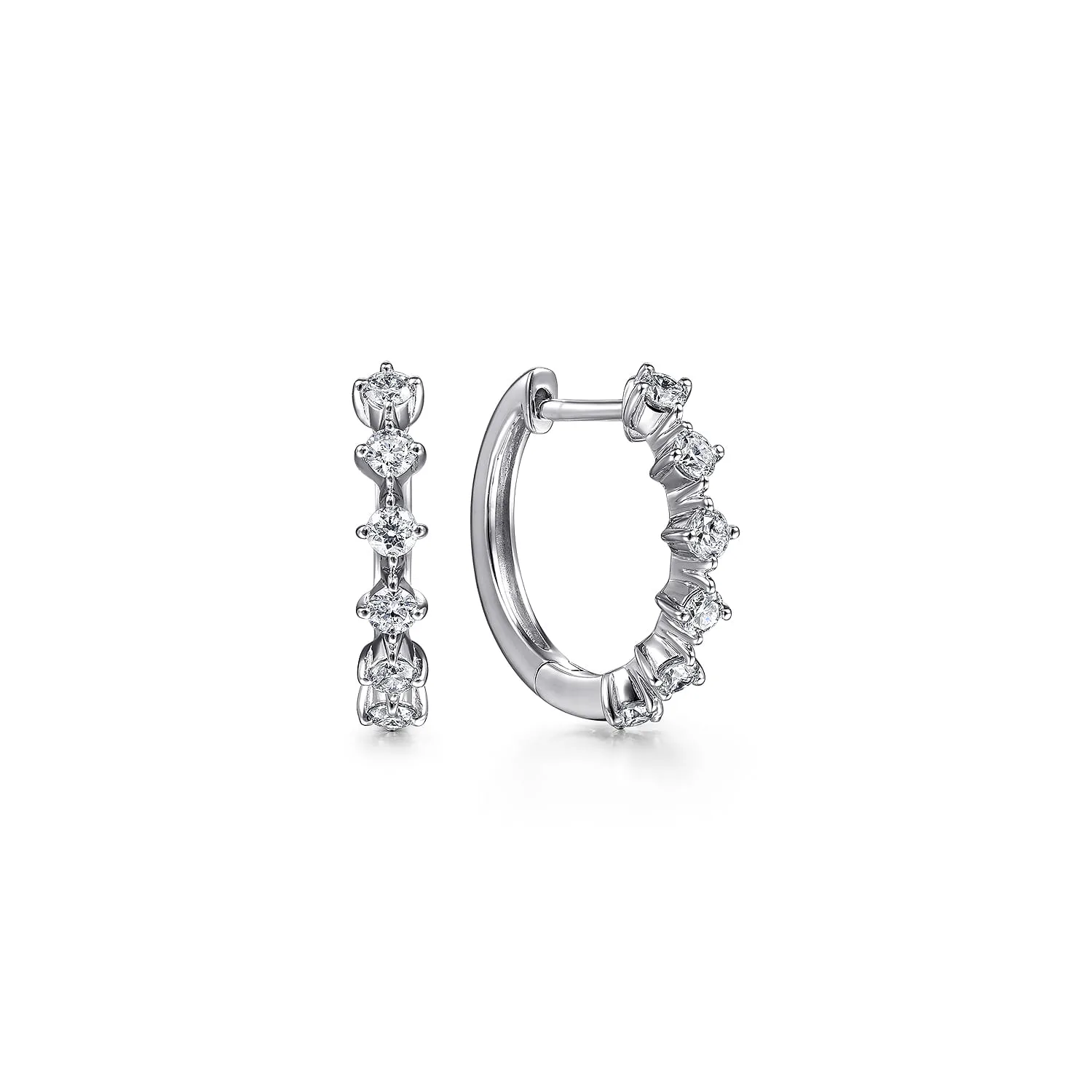 15mm Diamond Huggies