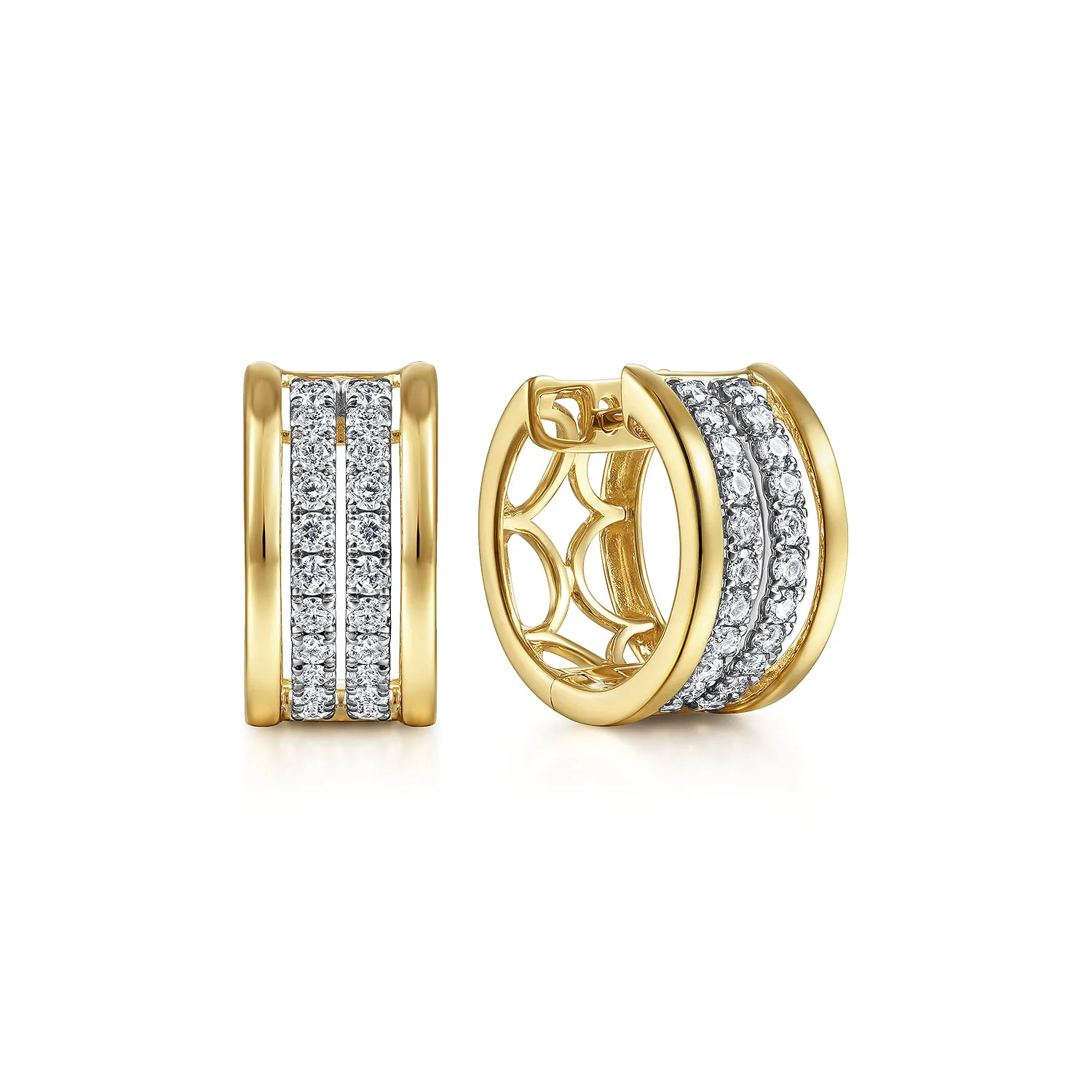 15mm Diamond Earrings