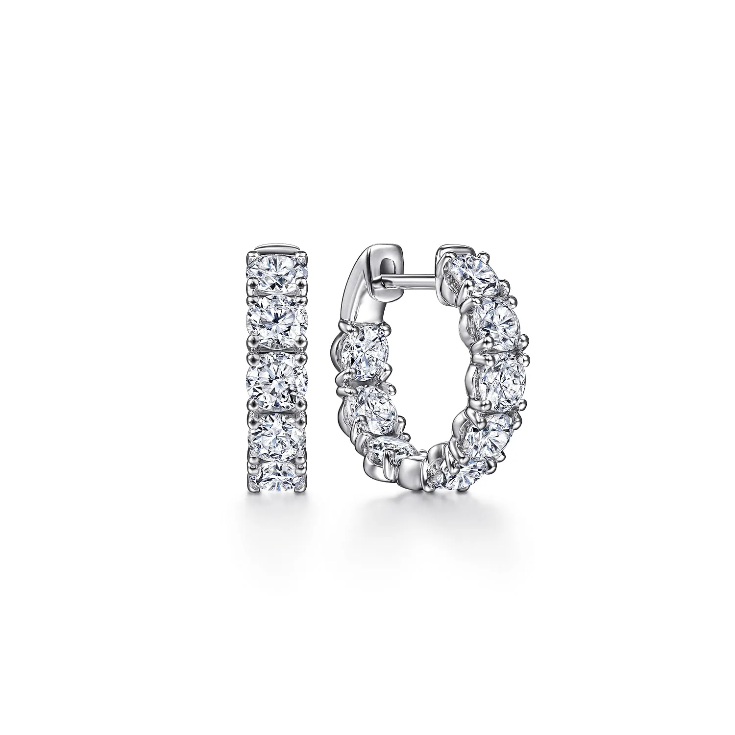 15mm Diamond Huggies