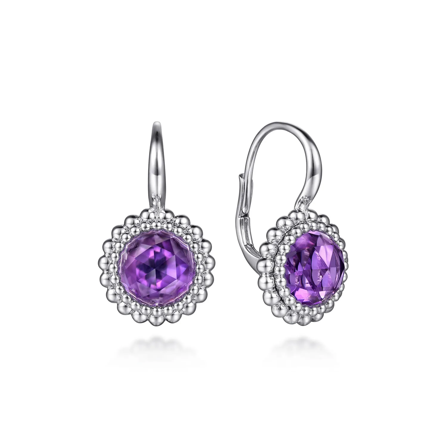 Faceted Amethyst Bujukan Earrings