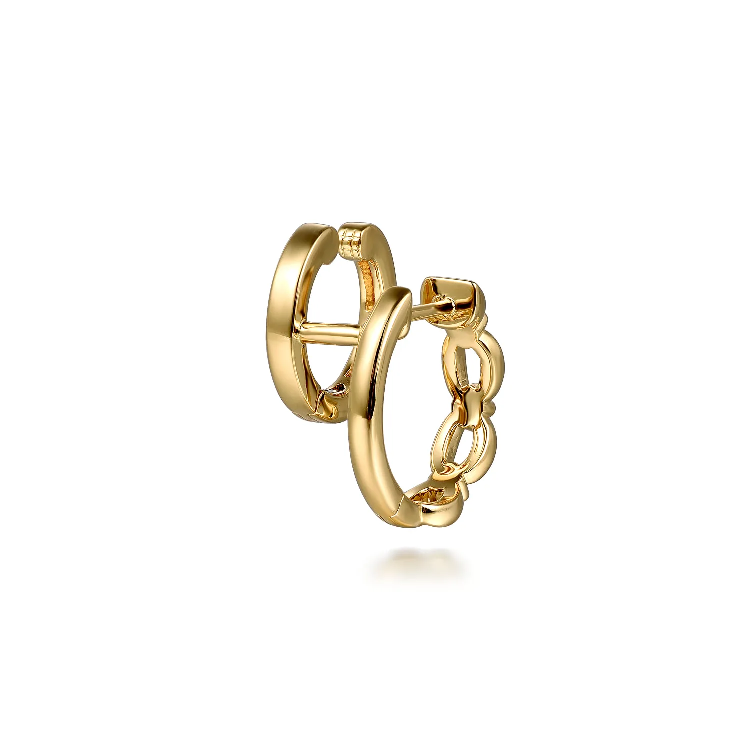 Bujukan Stuggies Earrings in 14K Yellow Gold, photograph 3