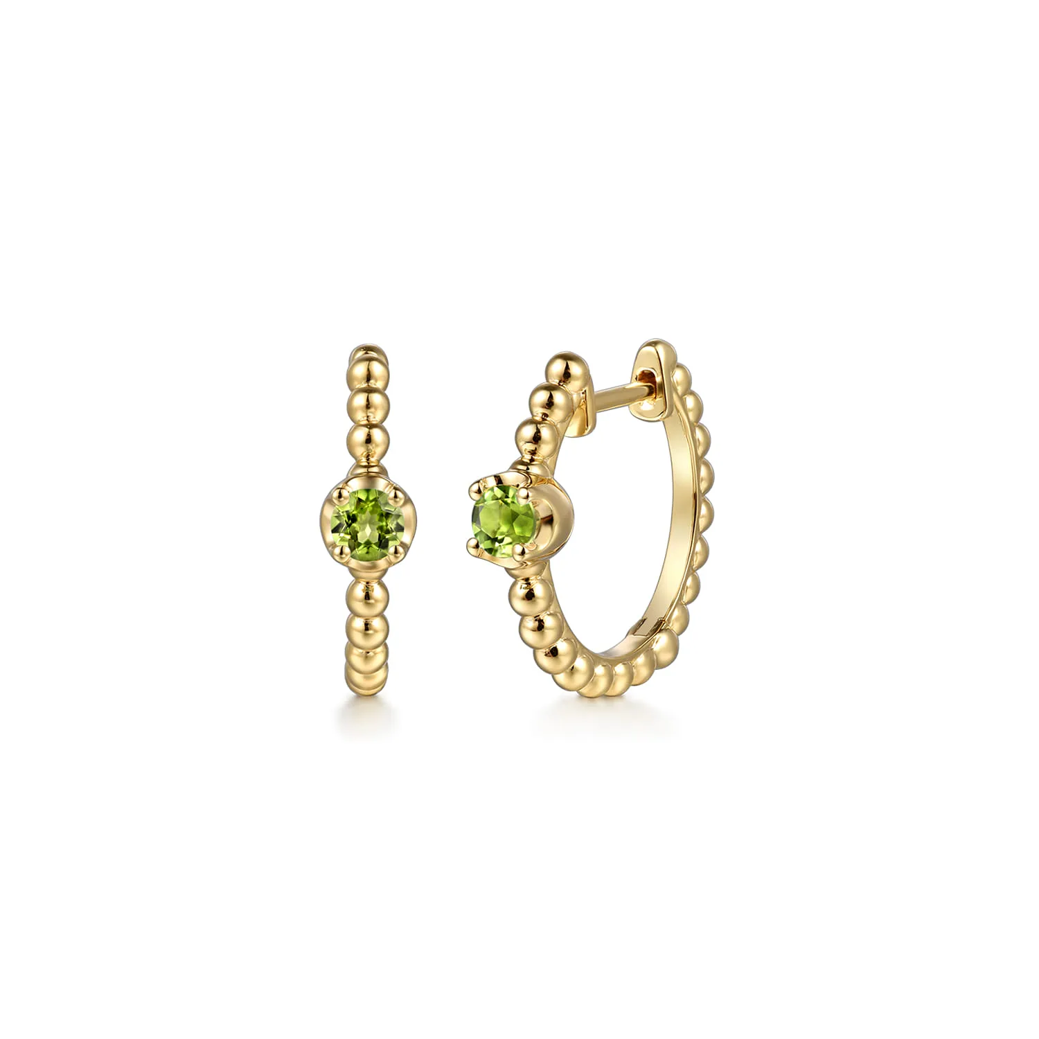 Bujukan Peridot 15mm Huggie Earrings