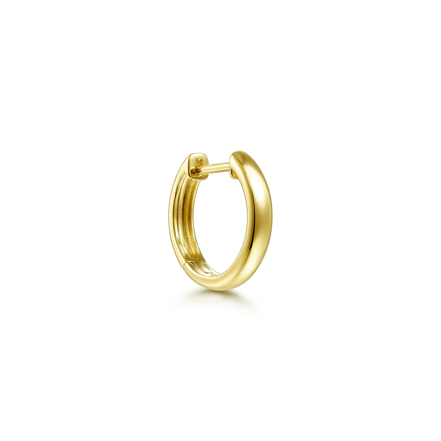 Smooth Single Huggie Earring
