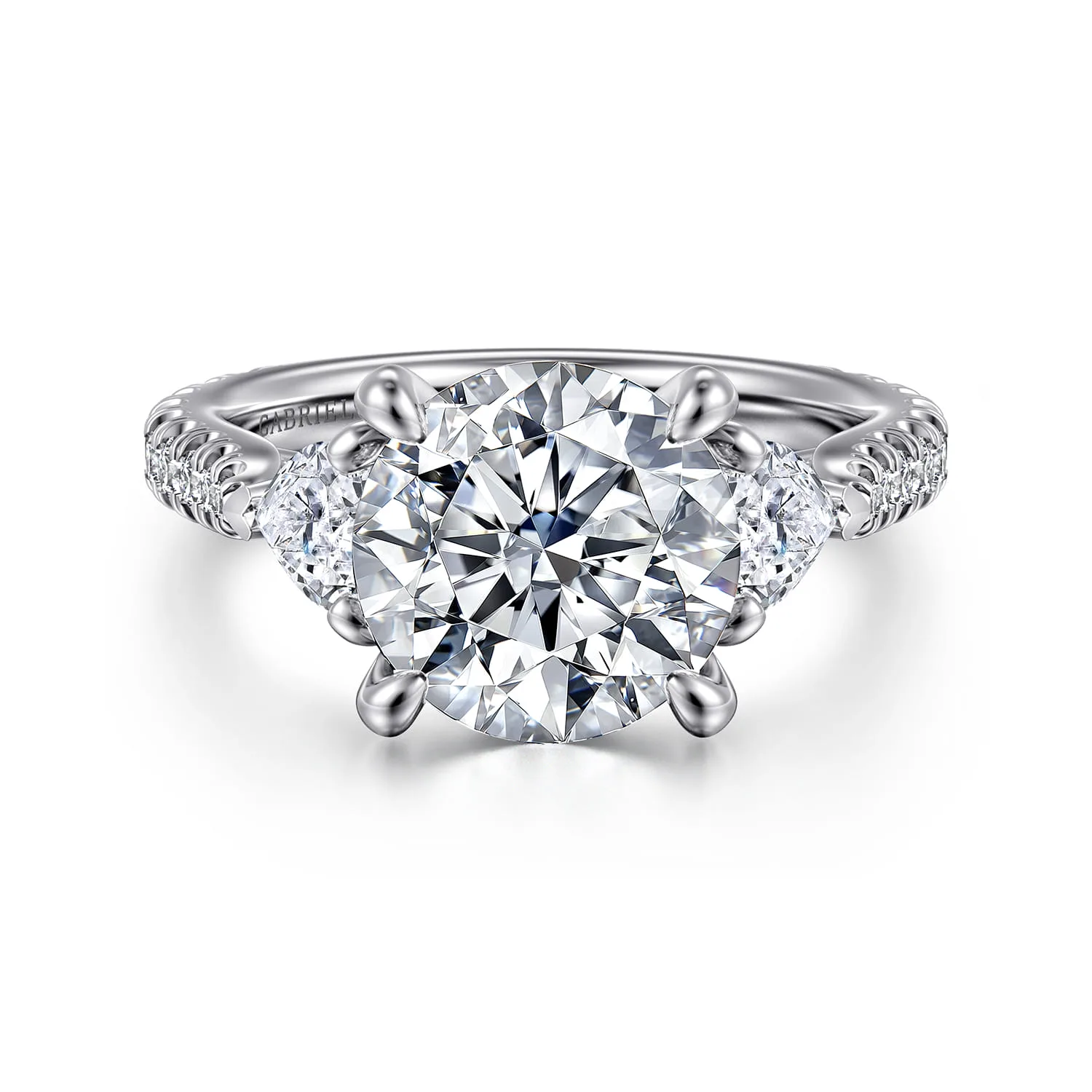 3 Stone Diamond Engagement Ring