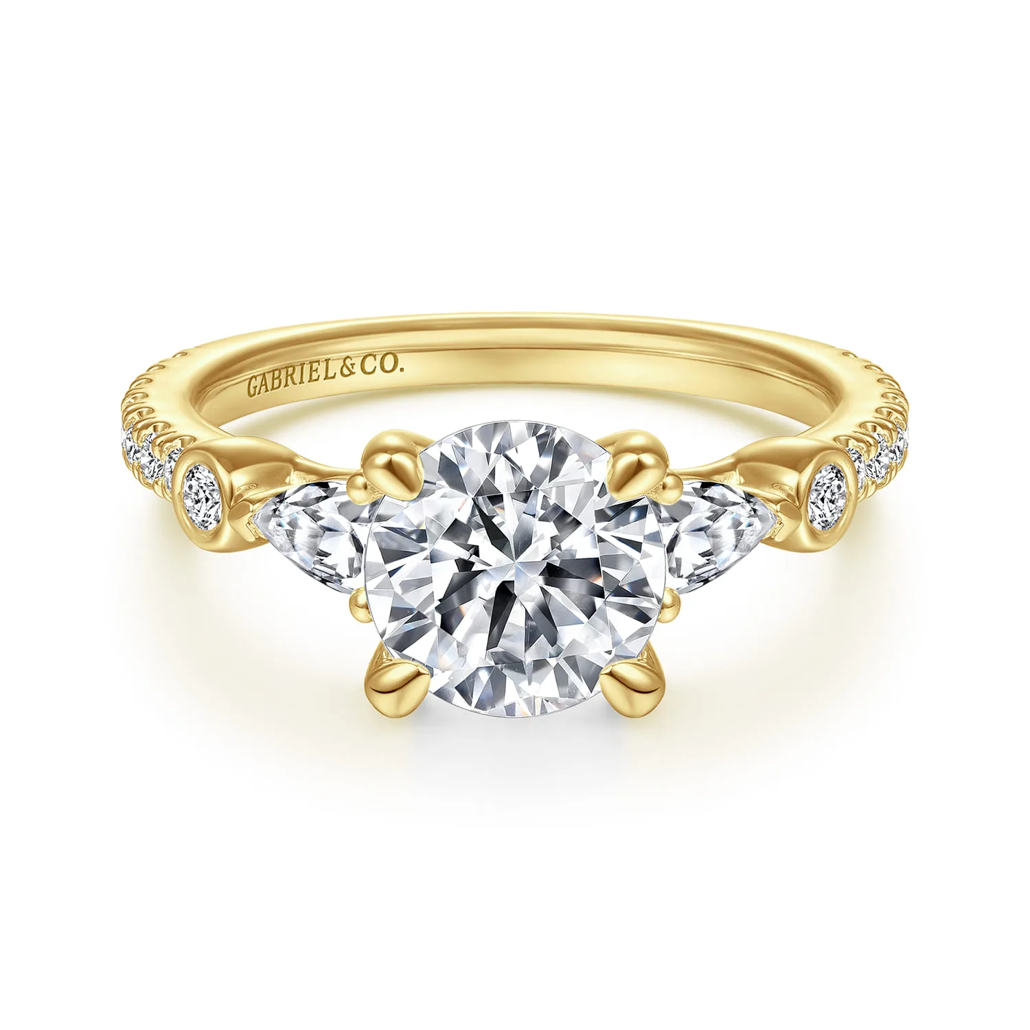Five Stone Diamond Engagement Ring
