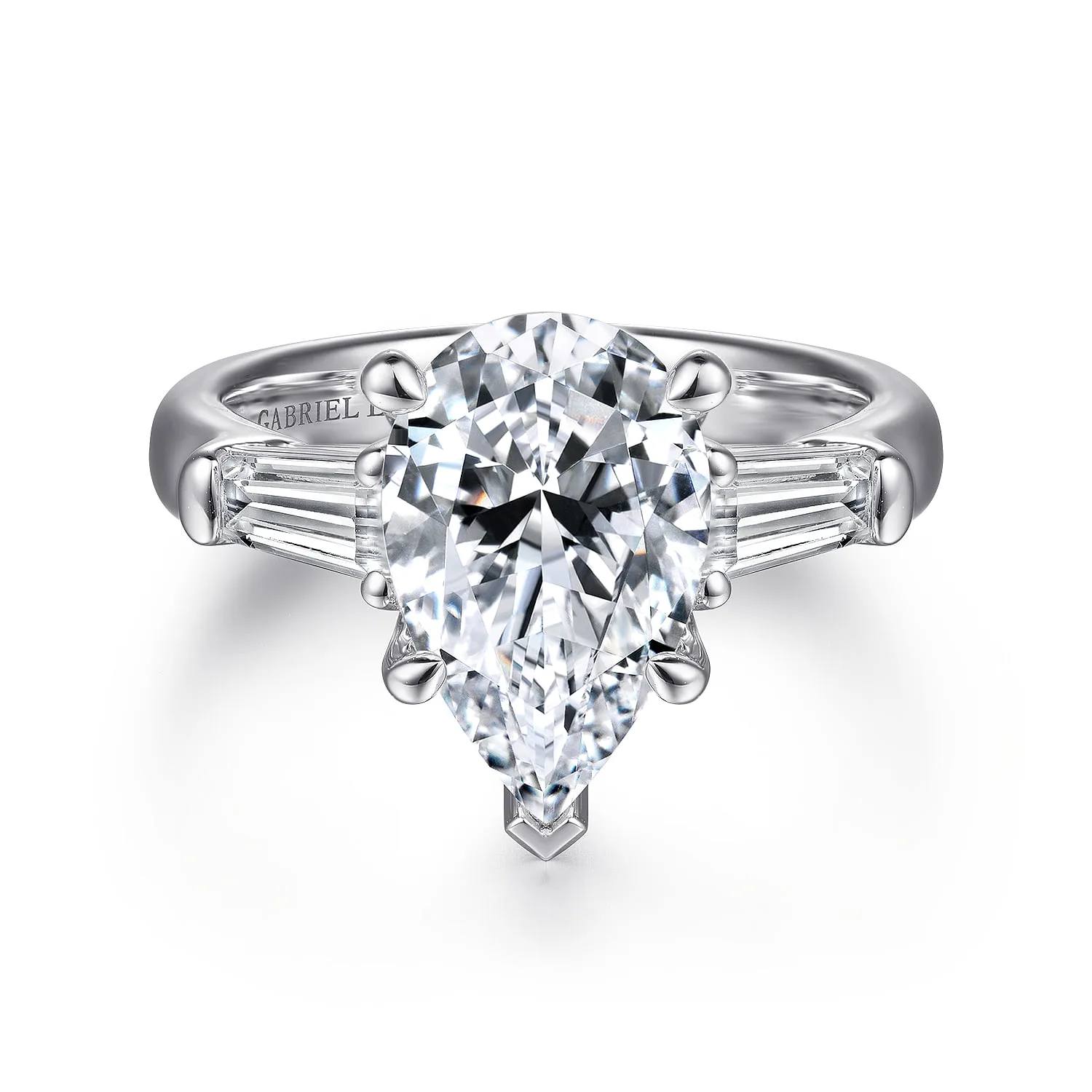 Three Stone Diamond Engagement Ring