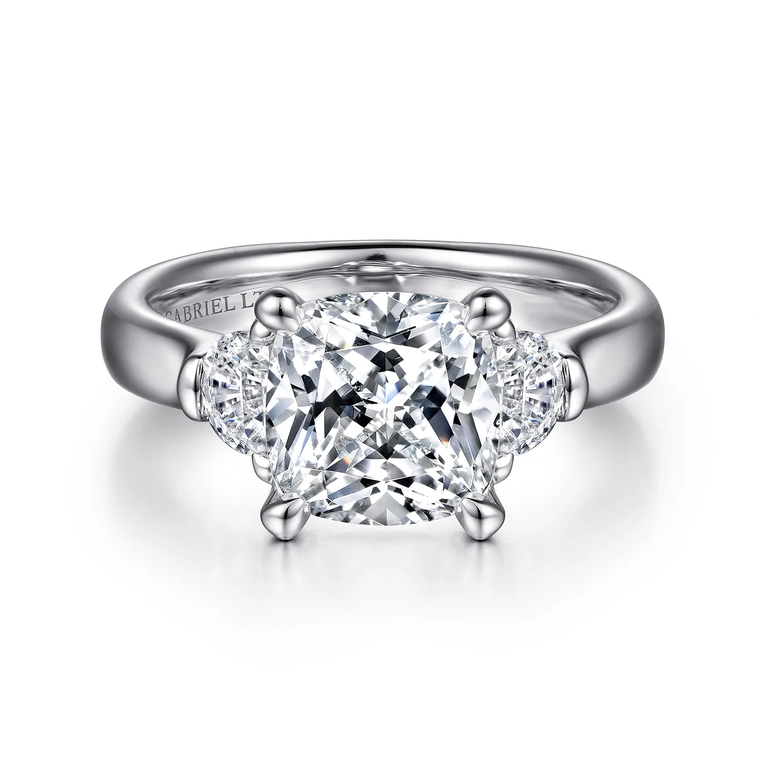 Three Stone Diamond Engagement Ring