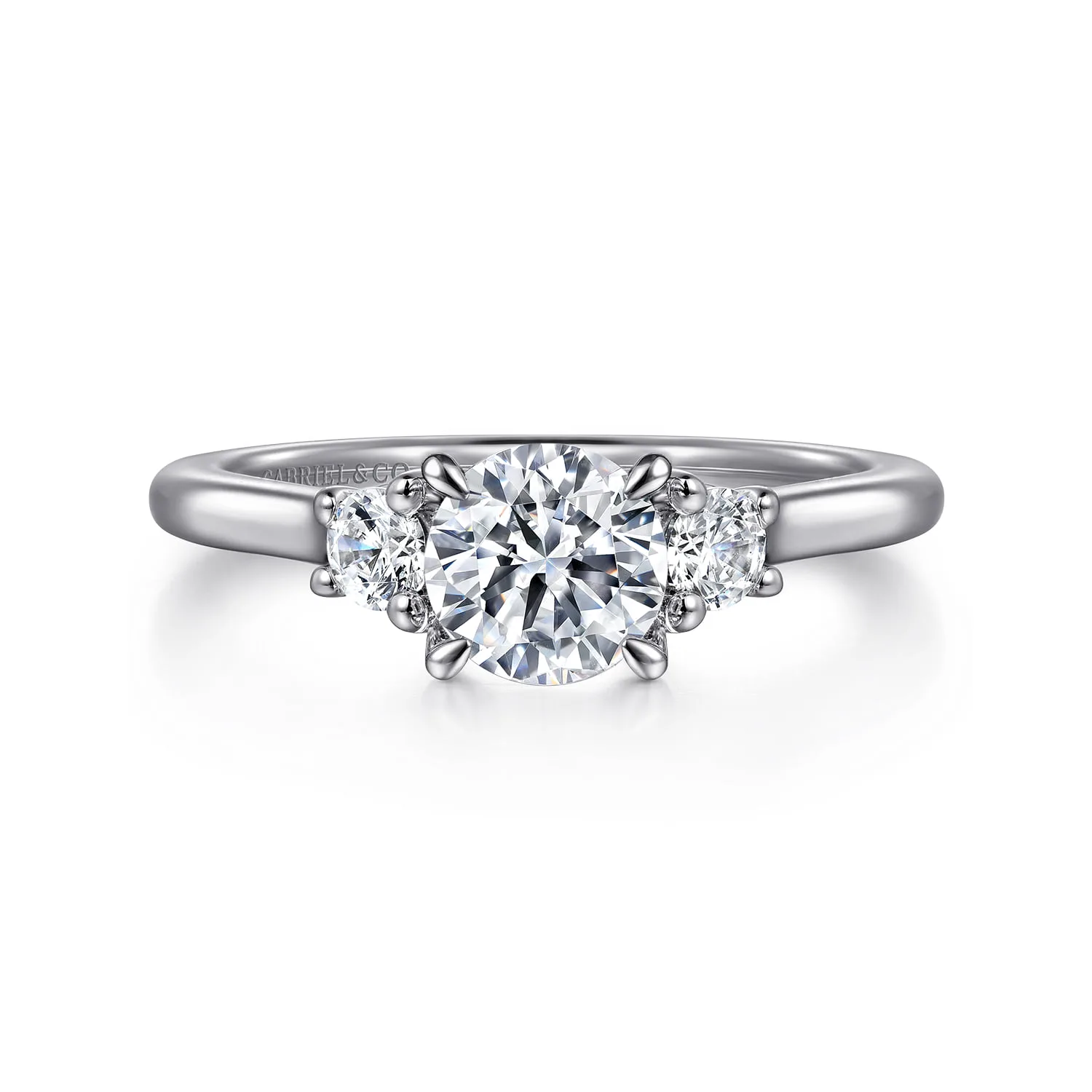 Three Stone Diamond Engagement Ring