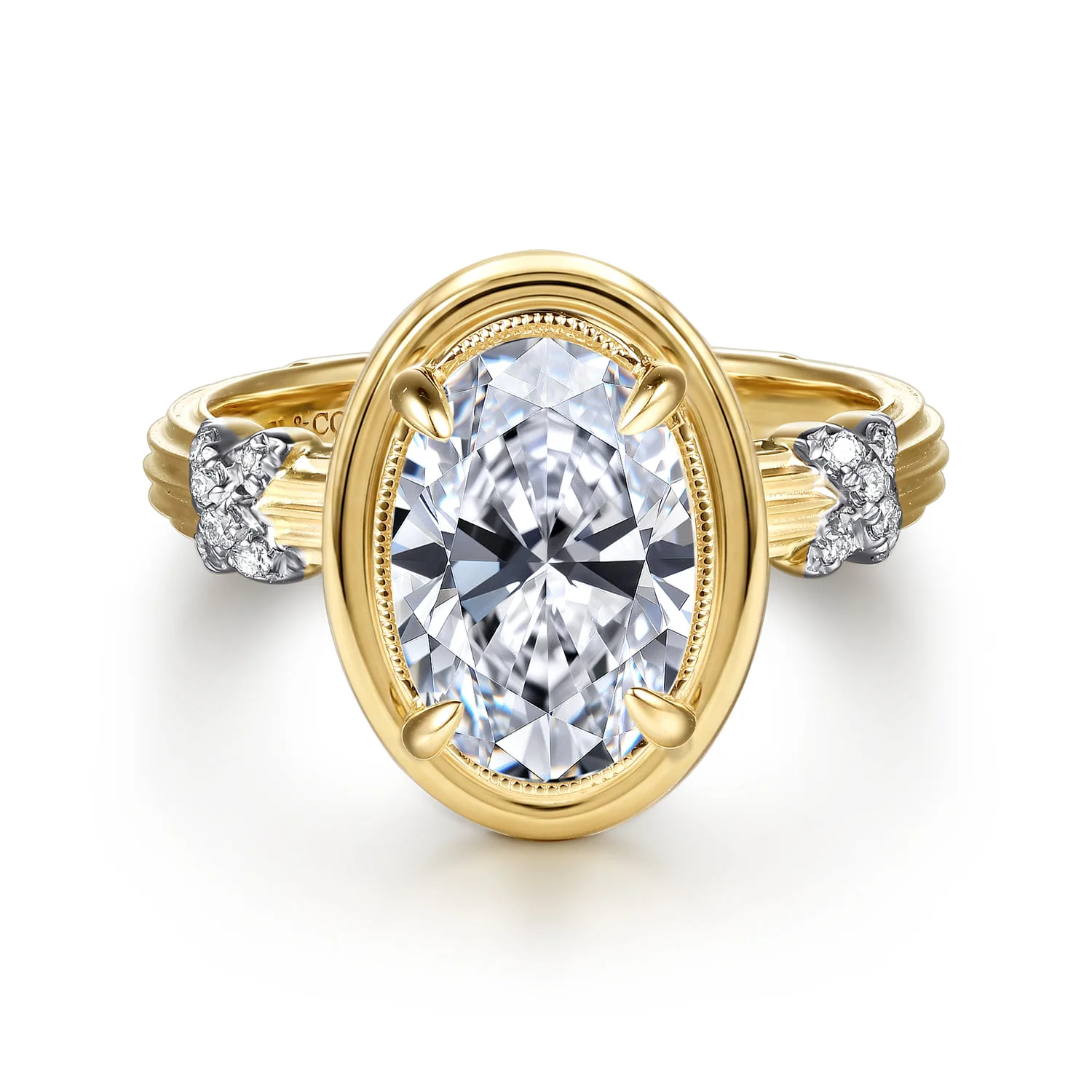 Vintage Inspired Diamond Engagement Ring