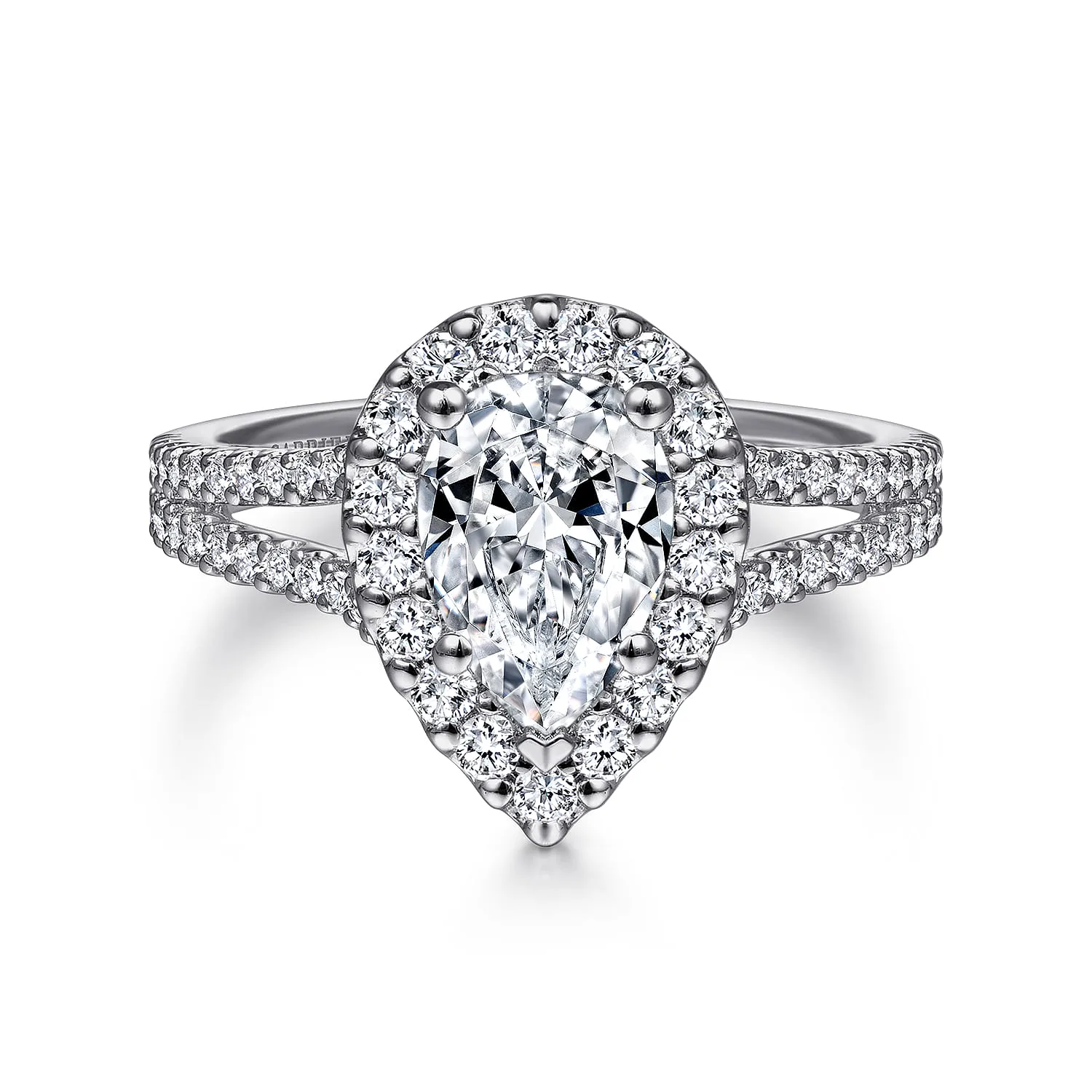 Halo Diamond Engagement Ring