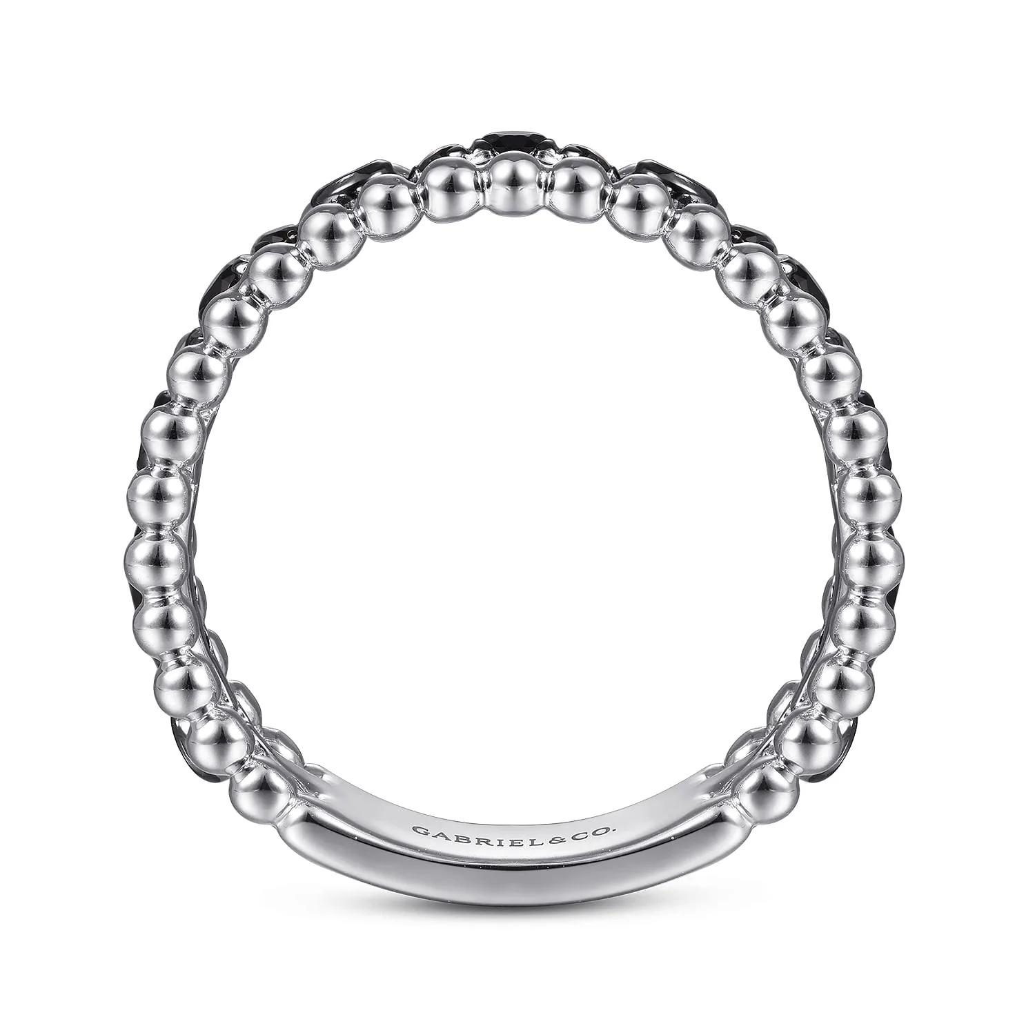 Black Diamond Bujukan Ring in 14K White Gold, photograph 2